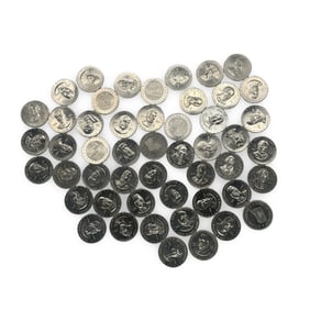 Vintage Shell Mr. President Game Tokens