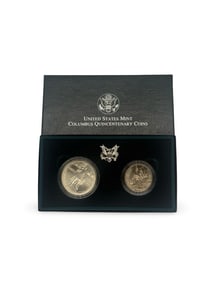 United States Mint Columbus Quincentenary Uncirculated Coin Set