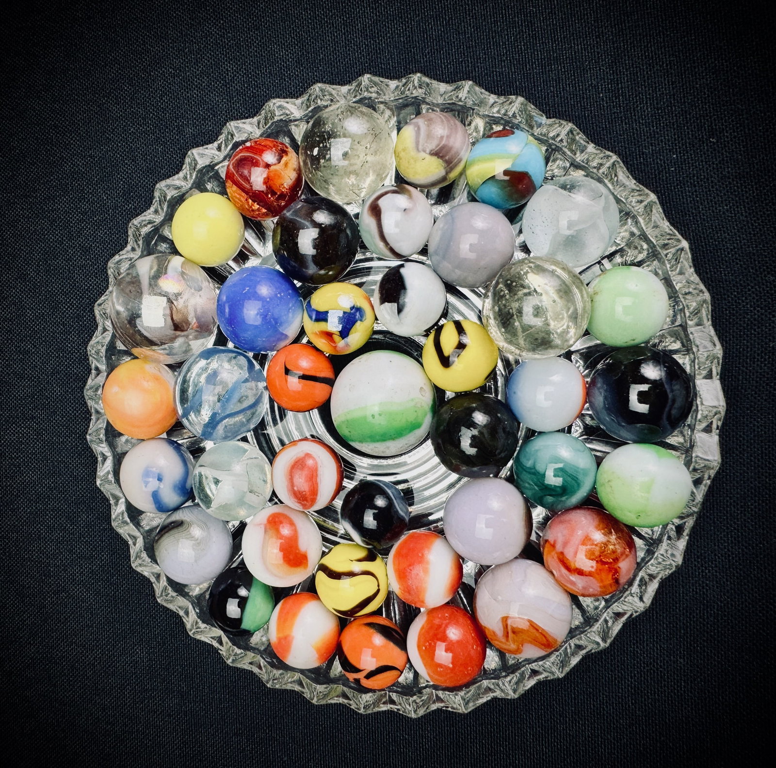 Lot of Vintage Glass Marbles (1 of 5)