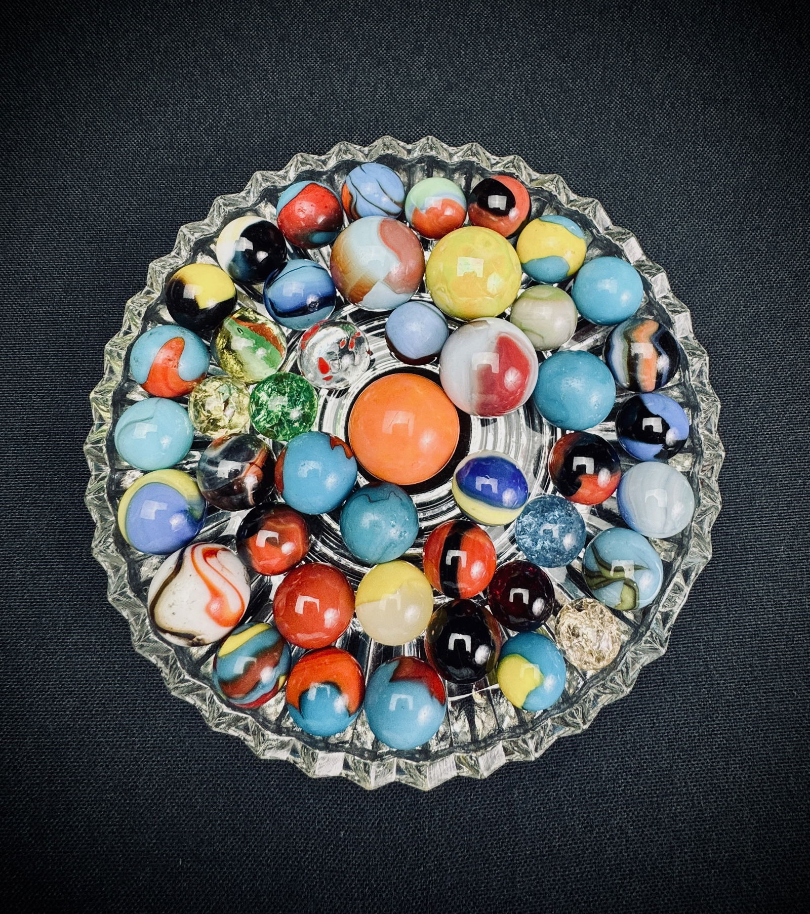 Lot of Vintage Glass Marbles (1 of 5)