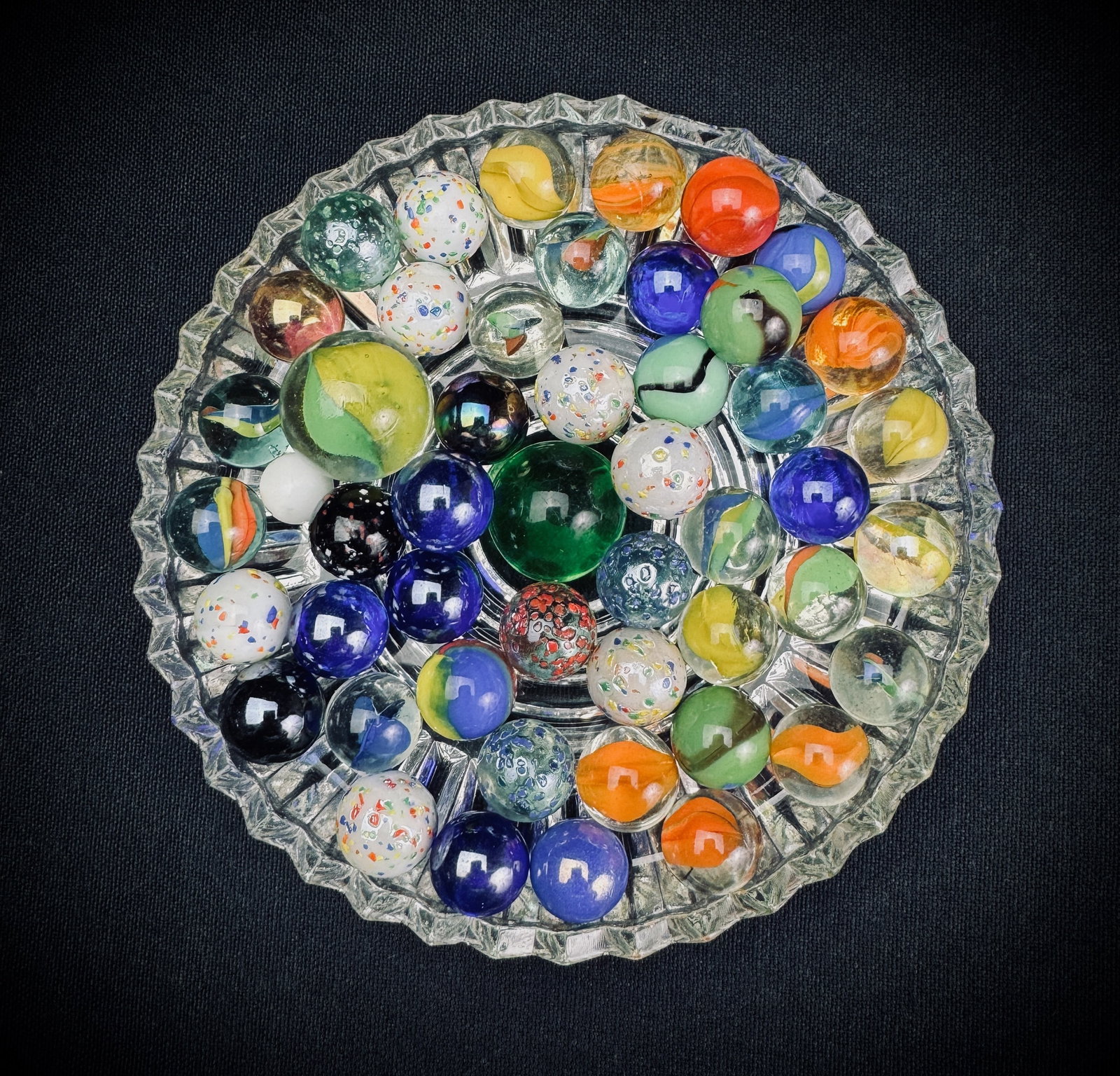 Lot of Vintage Glass Marbles (1 of 5)