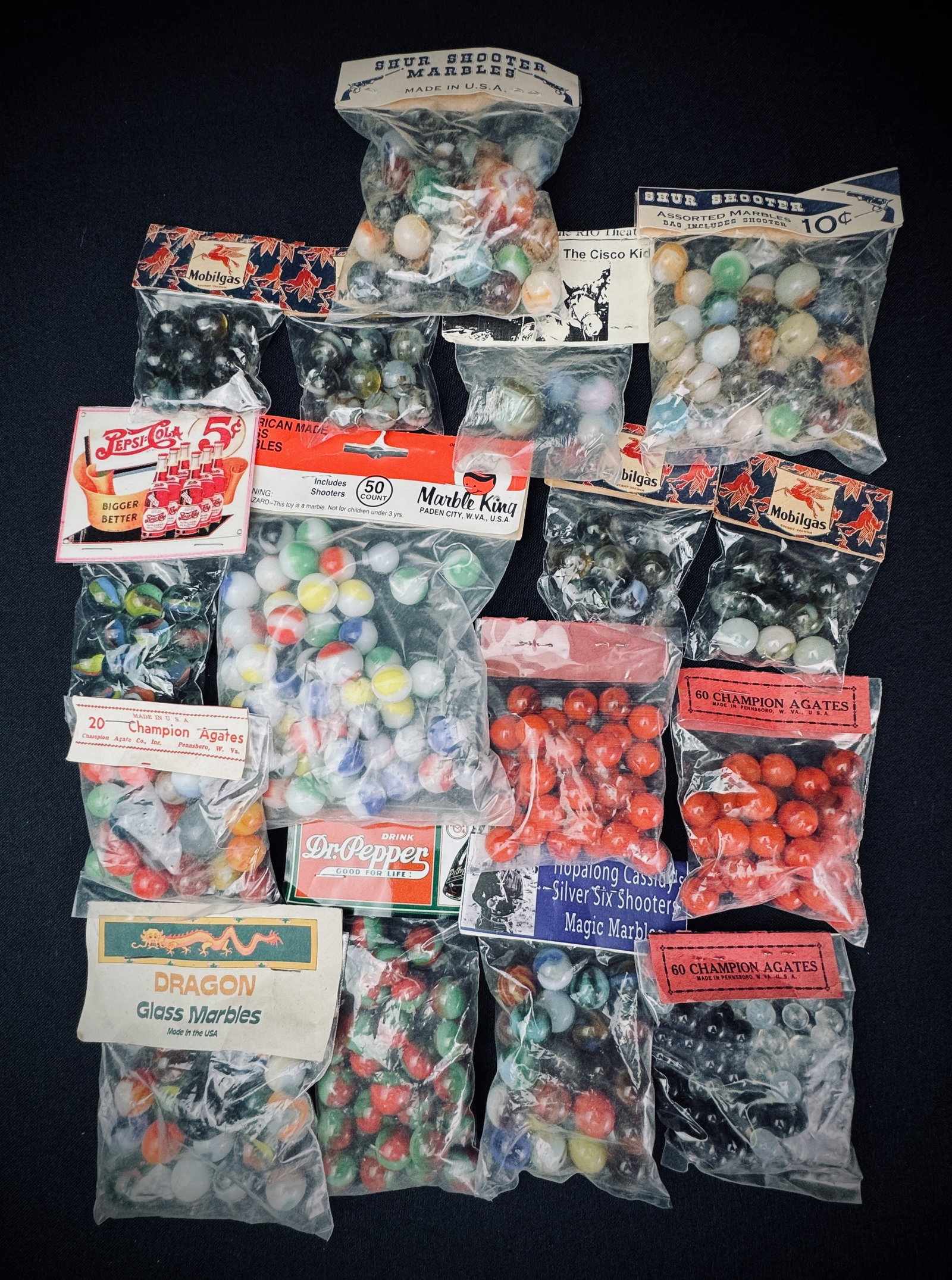 Vintage Glass Marbles in Packaging Lot (1 of 6)
