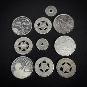 Lot of 11 Vintage Assorted Tokens and Medals