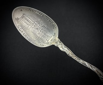 Sterling Souvenir Spoon Superior WI Normal School