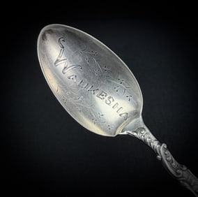 Sterling Silver Waukesha Souvenir Spoon