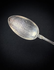 Sterling Souvenir Spoon Marinette WI High School