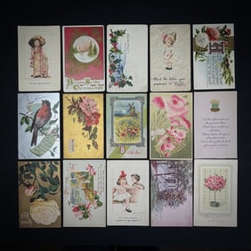Lot of 15 Early 20th Century Postcards