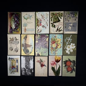 Lot of 15 Early 20th C. Postcards