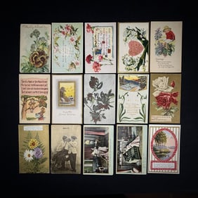 Lot of 15 Early 20th Century Postcards