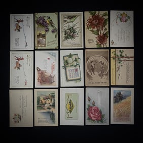Lot of 15 Early 20th C. Postcards