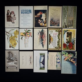 Lot of 15 Early 20th Century Postcards