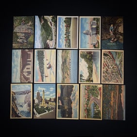 Lot of 15 Vintage USA View Postcards