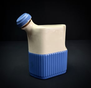 Art Deco George Kent Ltd. Ceramic Flask