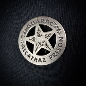 Alcatraz Prison Guard Badge
