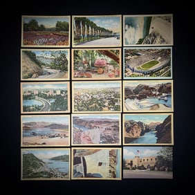 15 Vintage Linen Postcards CA & Southwest