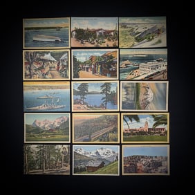 Lot of 15 Vintage California & Scenic Postcards