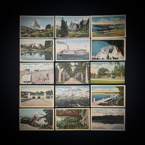 Lot of 15 Vintage US & Swiss Postcards