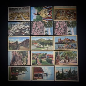 Lot of 15 Vintage Western US Postcards