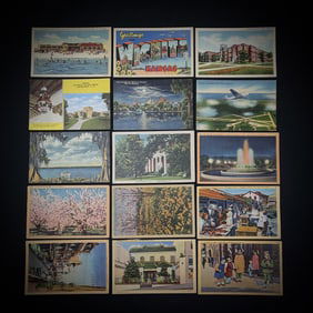 Lot of 15 Vintage USA Travel Postcards