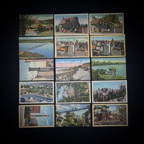 Lot of 14 Vintage USA Souvenir Postcards