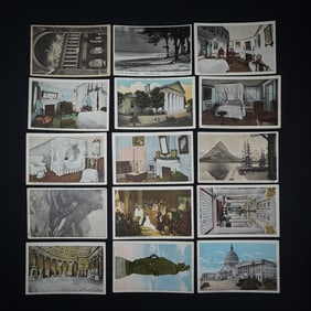 Lot of 15 Vintage Postcards - USA & Cuba