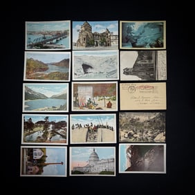 Lot of 15 Vintage Postcards, Early 20th C.