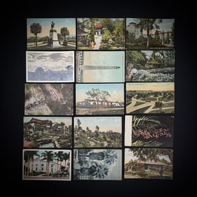 Lot of 15 Early 20th C. California Postcards