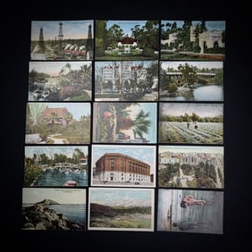 Lot of 15 Vintage Los Angeles, CA Postcards