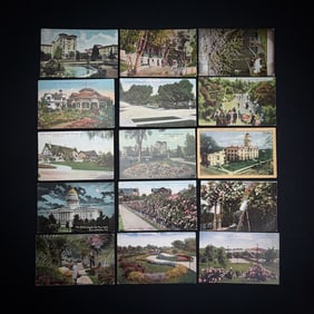 Lot of 15 Early 20th C. California Postcards