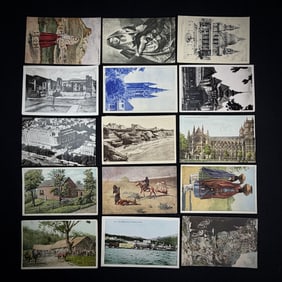 Lot of 15 Vintage Postcards, Mixed Subjects