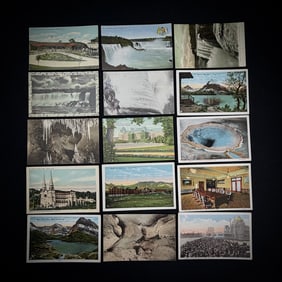 Lot of 15 Vintage Scenic Postcards