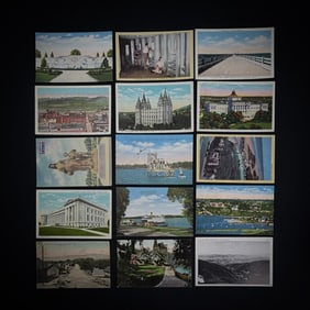 Lot of 15 Vintage Postcards - UT, ID, CO, PA
