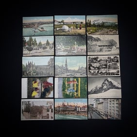 Early 20th C. Postcard Lot (15 Pcs)