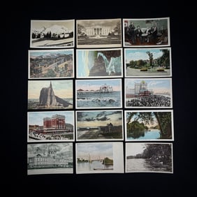Vintage US Views Postcard Lot (15 Pcs)
