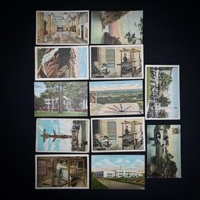 12 Vintage USA Postcards Georgia, Alabama, Florida