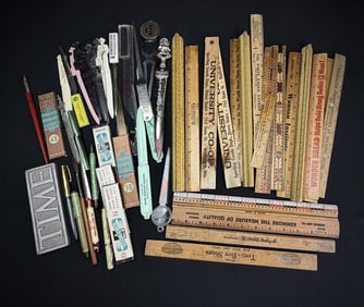 Vintage Office Supplies & Advertising Lot
