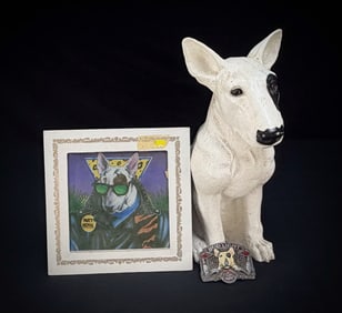 Spuds MacKenzie Bull Terrier Memorabilia Lot