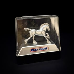 Vintage Bud Light Clydesdale Display Piece