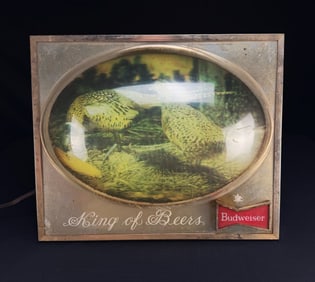 Vintage Budweiser Pheasant Lighted Bar Sign
