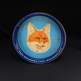 Fox Head '400' Beer Serving Tray, Waukesha WI