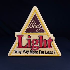 Vintage Blatz Light Beer Lighted Sign