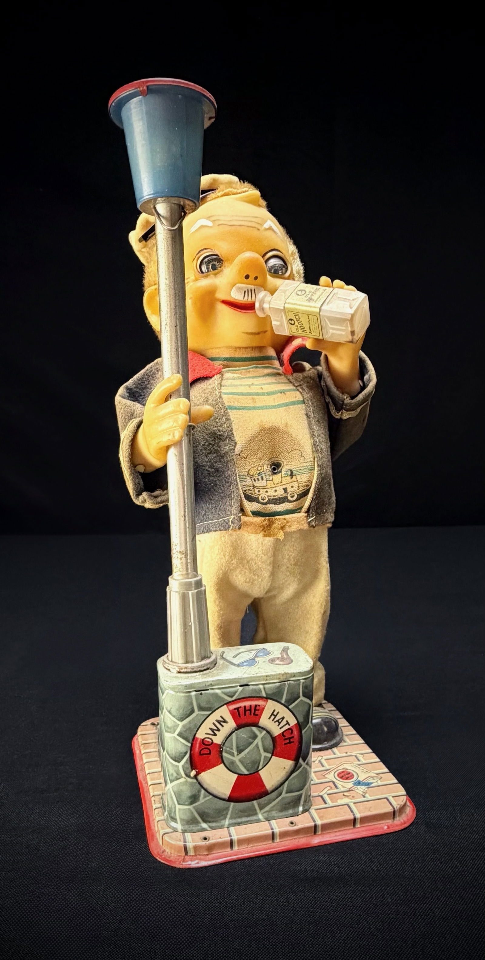 Vintage Alps 'Down the Hatch' Tin Toy (1 of 6)