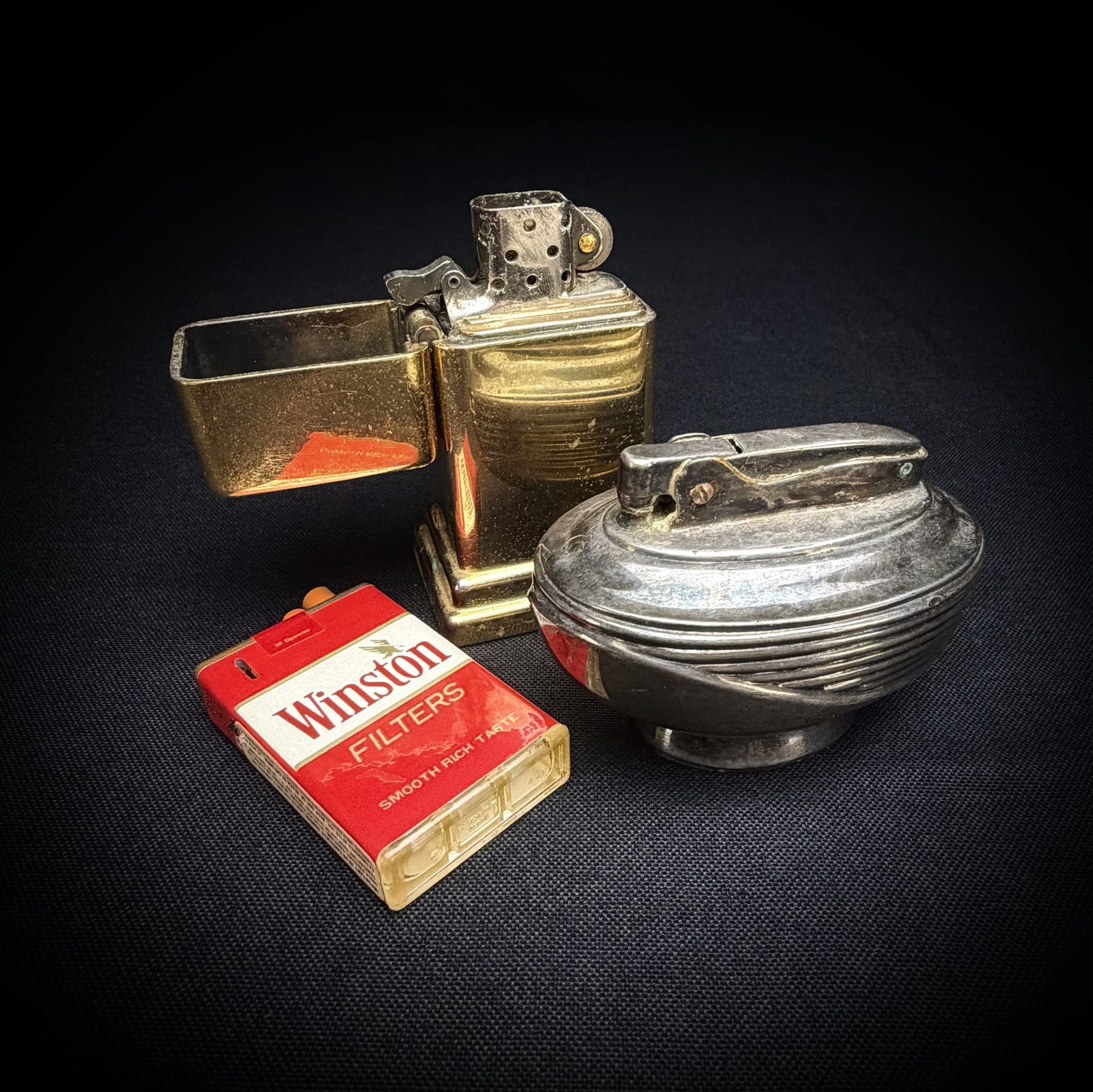 Lot of 3 Vintage Lighters Ronson & Winston (1 of 4)