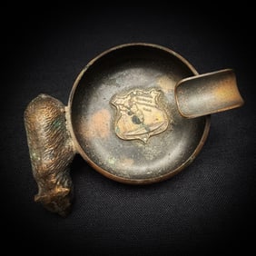 Vintage Bear Yellowstone Souvenir Ashtray