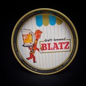 Vintage Blatz Beer Waiter Serving Tray