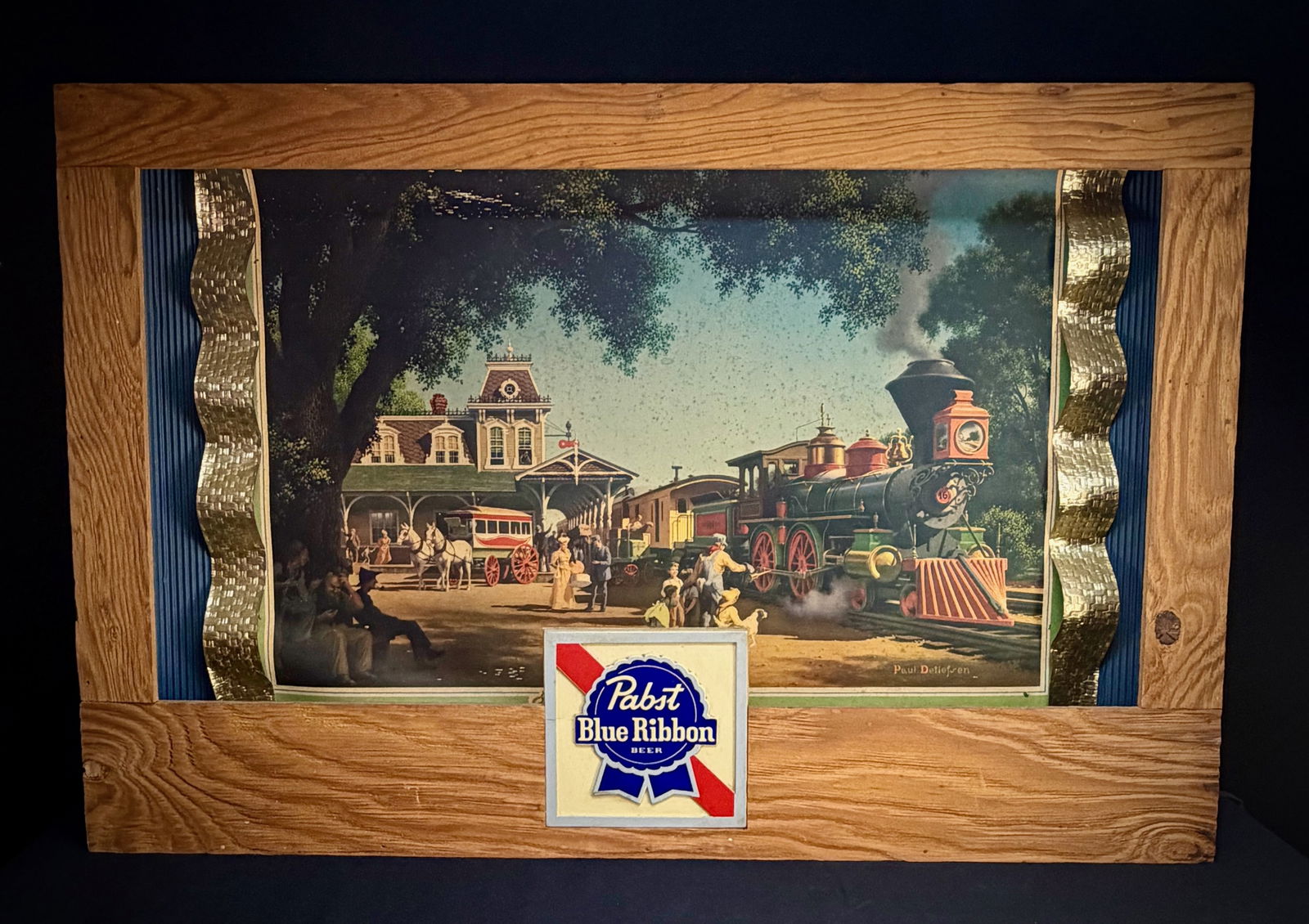Vintage Pabst Blue Ribbon Lighted Beer Sign (1 of 13)
