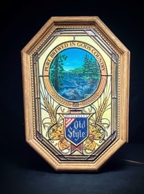 Heileman's Old Style 'God's Country' Lighted Sign