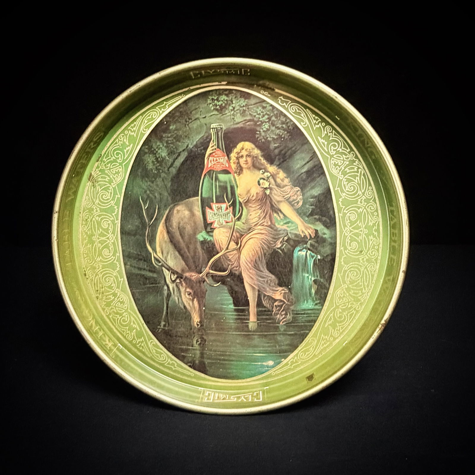 Clysmic Water Tin Litho Advertising Tray (1 of 5)