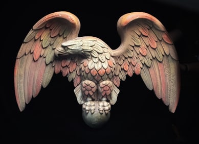 Arabesque Molded Eagle Wall Decor
