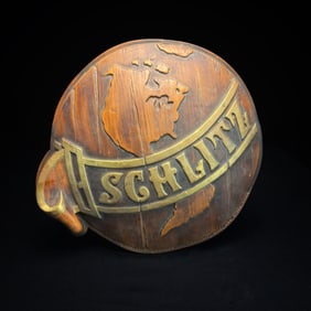 Vintage Schlitz Beer Globe Wall Sign